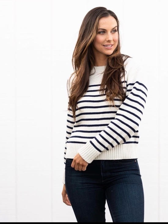 Long Wharf Supply Co Sweaters - Long Wharf Supply Co Striped Sweater